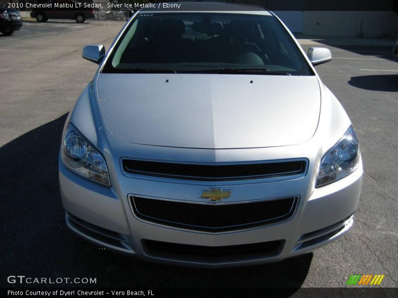 Silver Ice Metallic / Ebony 2010 Chevrolet Malibu LT Sedan