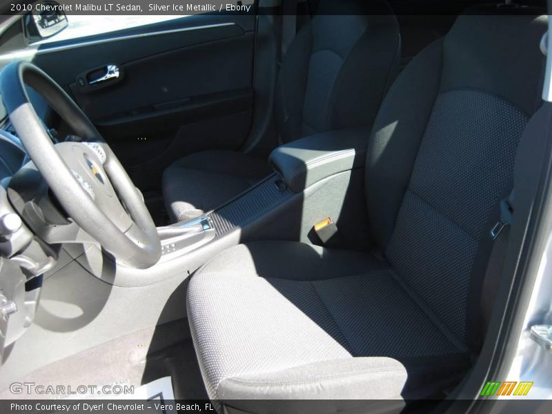 Silver Ice Metallic / Ebony 2010 Chevrolet Malibu LT Sedan