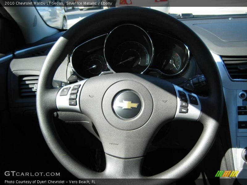 Silver Ice Metallic / Ebony 2010 Chevrolet Malibu LT Sedan