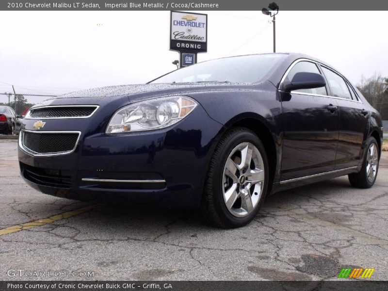 Imperial Blue Metallic / Cocoa/Cashmere 2010 Chevrolet Malibu LT Sedan
