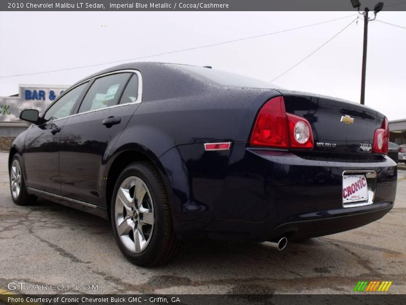Imperial Blue Metallic / Cocoa/Cashmere 2010 Chevrolet Malibu LT Sedan