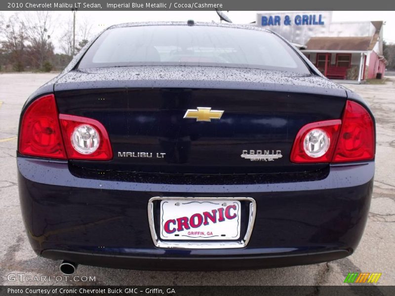 Imperial Blue Metallic / Cocoa/Cashmere 2010 Chevrolet Malibu LT Sedan
