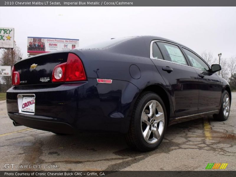 Imperial Blue Metallic / Cocoa/Cashmere 2010 Chevrolet Malibu LT Sedan