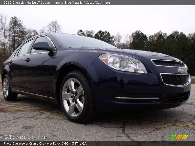 Imperial Blue Metallic / Cocoa/Cashmere 2010 Chevrolet Malibu LT Sedan