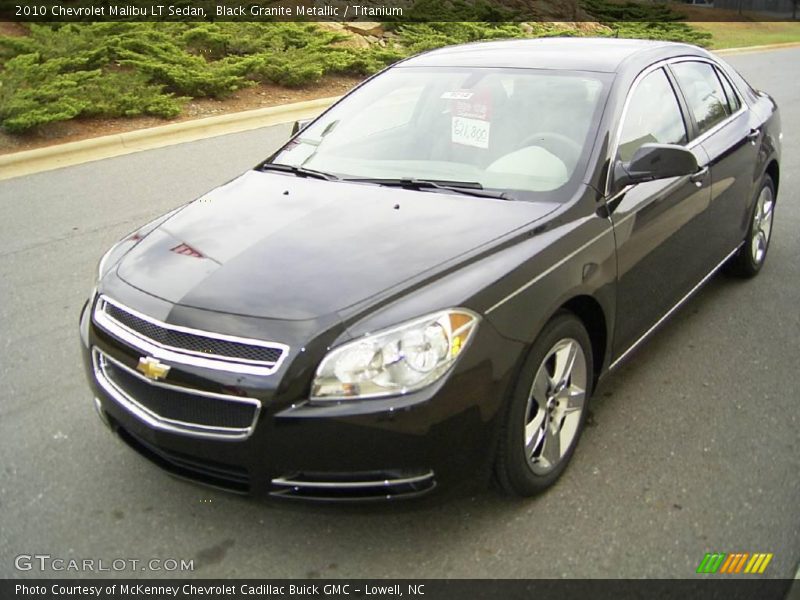 Black Granite Metallic / Titanium 2010 Chevrolet Malibu LT Sedan