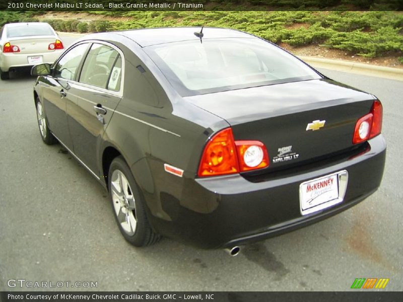 Black Granite Metallic / Titanium 2010 Chevrolet Malibu LT Sedan