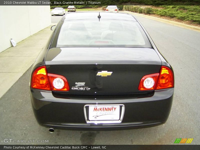 Black Granite Metallic / Titanium 2010 Chevrolet Malibu LT Sedan