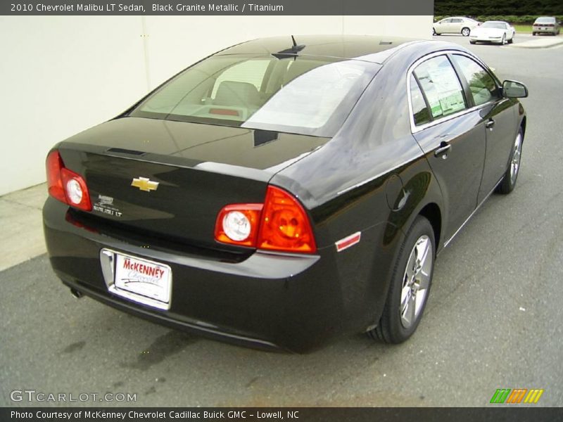 Black Granite Metallic / Titanium 2010 Chevrolet Malibu LT Sedan