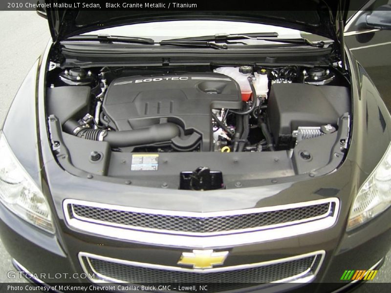 Black Granite Metallic / Titanium 2010 Chevrolet Malibu LT Sedan