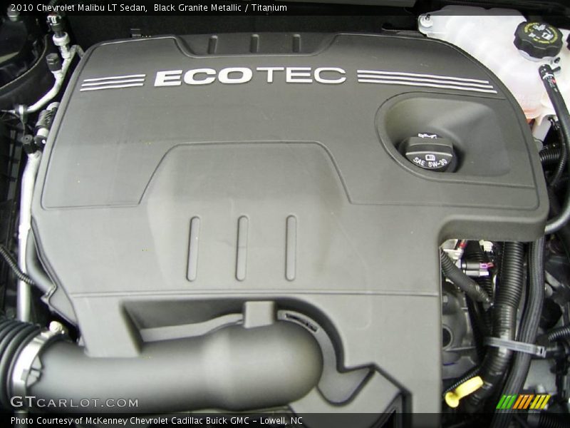 Black Granite Metallic / Titanium 2010 Chevrolet Malibu LT Sedan