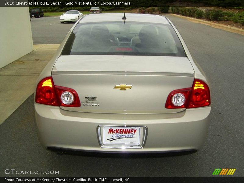 Gold Mist Metallic / Cocoa/Cashmere 2010 Chevrolet Malibu LS Sedan
