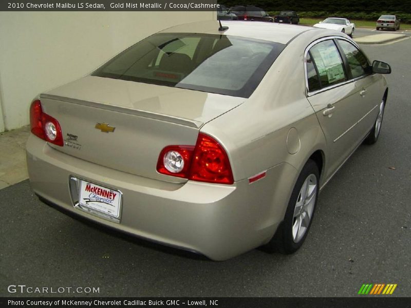 Gold Mist Metallic / Cocoa/Cashmere 2010 Chevrolet Malibu LS Sedan