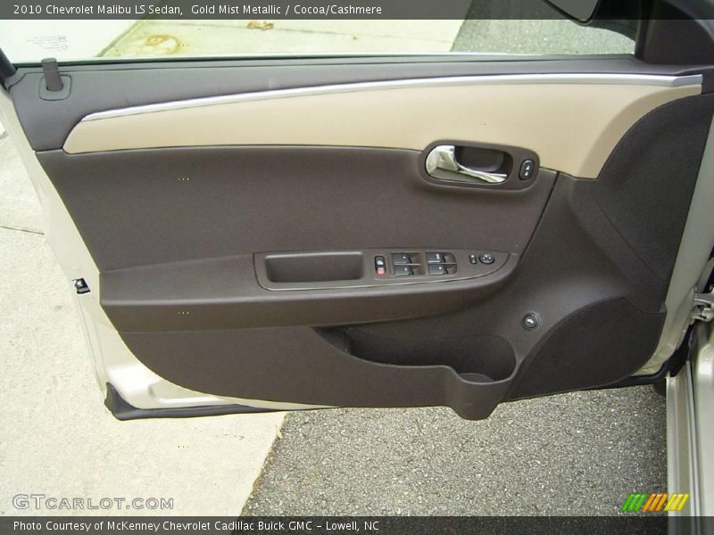 Gold Mist Metallic / Cocoa/Cashmere 2010 Chevrolet Malibu LS Sedan