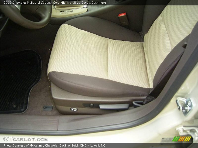 Gold Mist Metallic / Cocoa/Cashmere 2010 Chevrolet Malibu LS Sedan