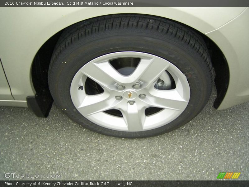 Gold Mist Metallic / Cocoa/Cashmere 2010 Chevrolet Malibu LS Sedan