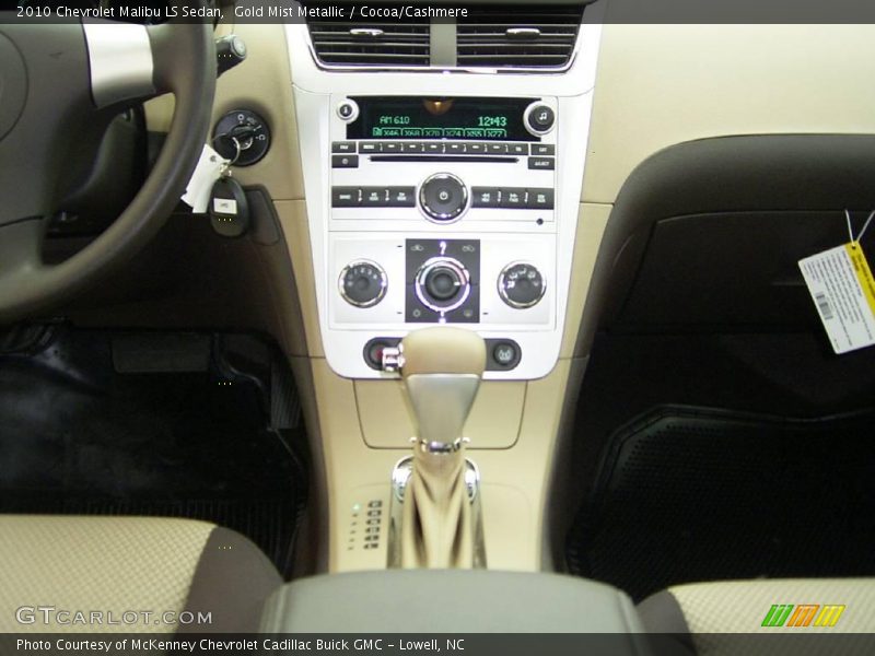 Gold Mist Metallic / Cocoa/Cashmere 2010 Chevrolet Malibu LS Sedan