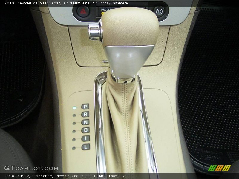 Gold Mist Metallic / Cocoa/Cashmere 2010 Chevrolet Malibu LS Sedan