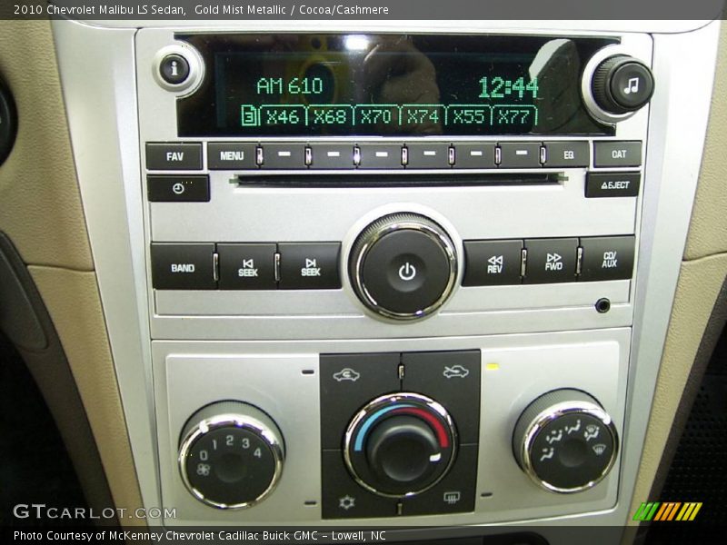 Gold Mist Metallic / Cocoa/Cashmere 2010 Chevrolet Malibu LS Sedan