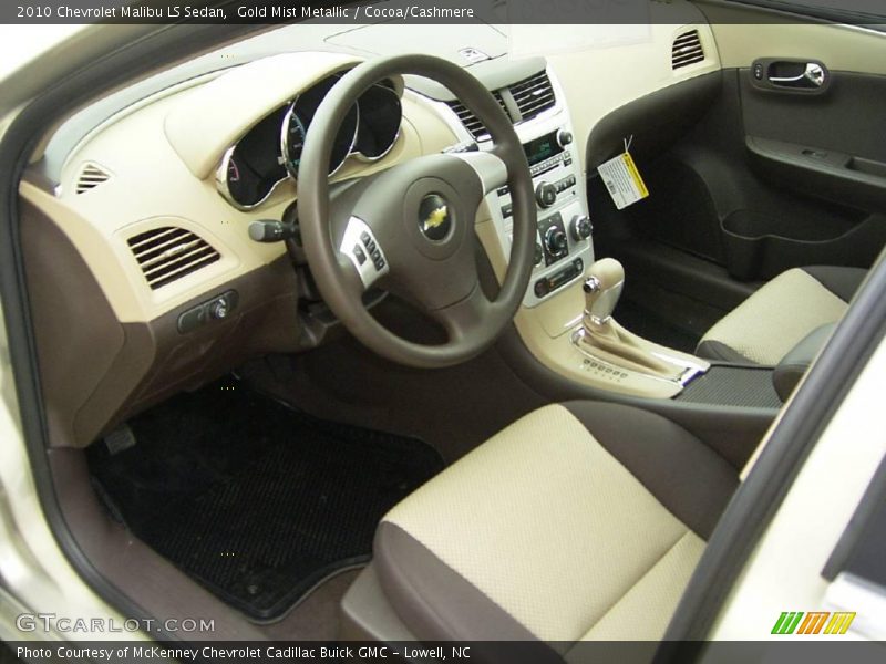 Gold Mist Metallic / Cocoa/Cashmere 2010 Chevrolet Malibu LS Sedan