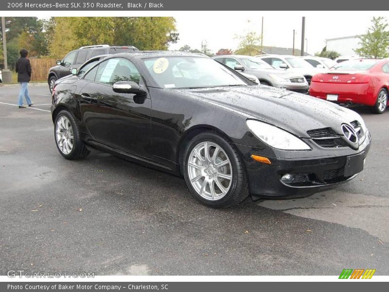 Black / Black 2006 Mercedes-Benz SLK 350 Roadster