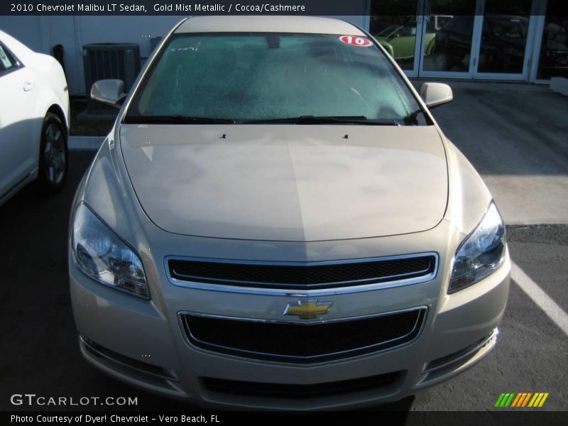 Gold Mist Metallic / Cocoa/Cashmere 2010 Chevrolet Malibu LT Sedan
