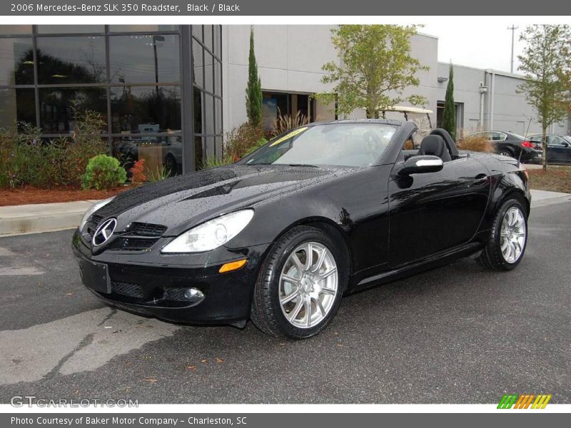 Black / Black 2006 Mercedes-Benz SLK 350 Roadster