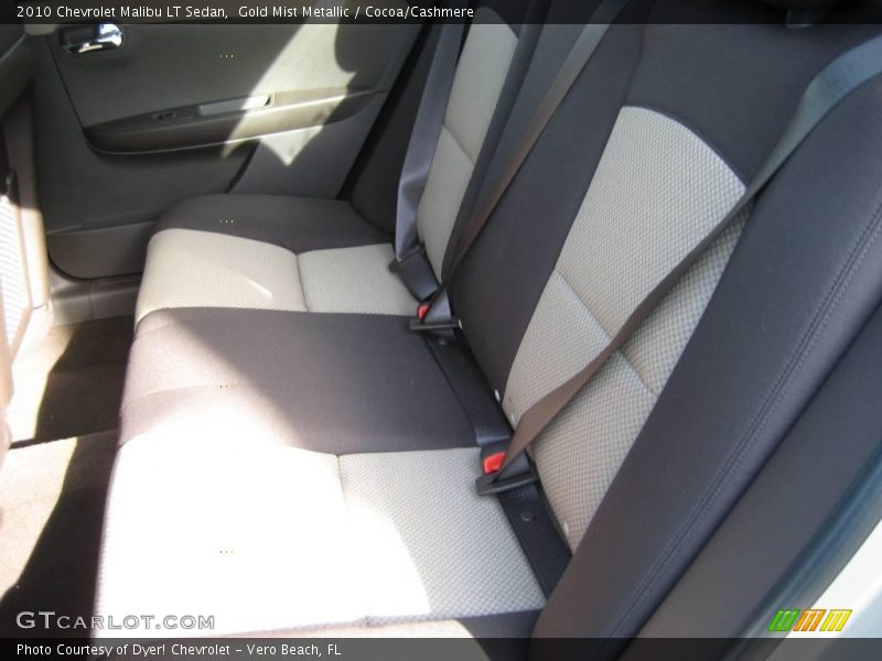 Gold Mist Metallic / Cocoa/Cashmere 2010 Chevrolet Malibu LT Sedan
