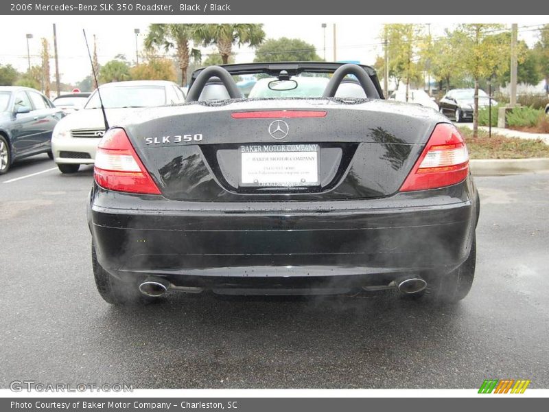 Black / Black 2006 Mercedes-Benz SLK 350 Roadster