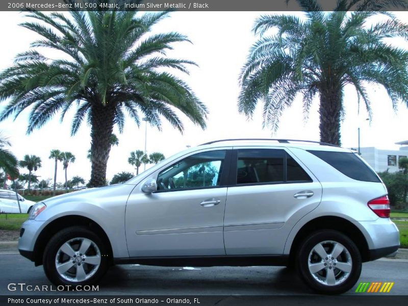 Iridium Silver Metallic / Black 2006 Mercedes-Benz ML 500 4Matic