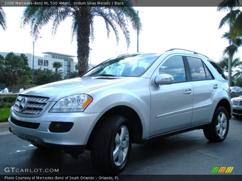 Iridium Silver Metallic / Black 2006 Mercedes-Benz ML 500 4Matic
