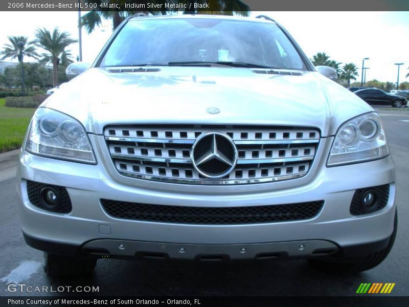 Iridium Silver Metallic / Black 2006 Mercedes-Benz ML 500 4Matic