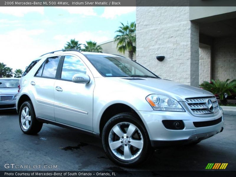 Iridium Silver Metallic / Black 2006 Mercedes-Benz ML 500 4Matic