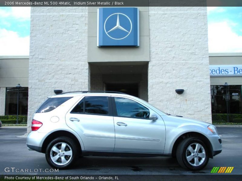 Iridium Silver Metallic / Black 2006 Mercedes-Benz ML 500 4Matic