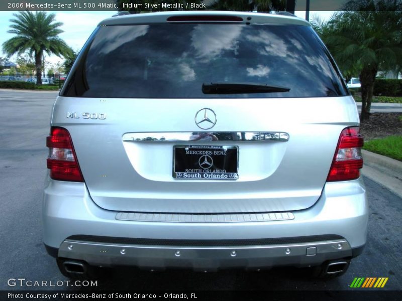 Iridium Silver Metallic / Black 2006 Mercedes-Benz ML 500 4Matic