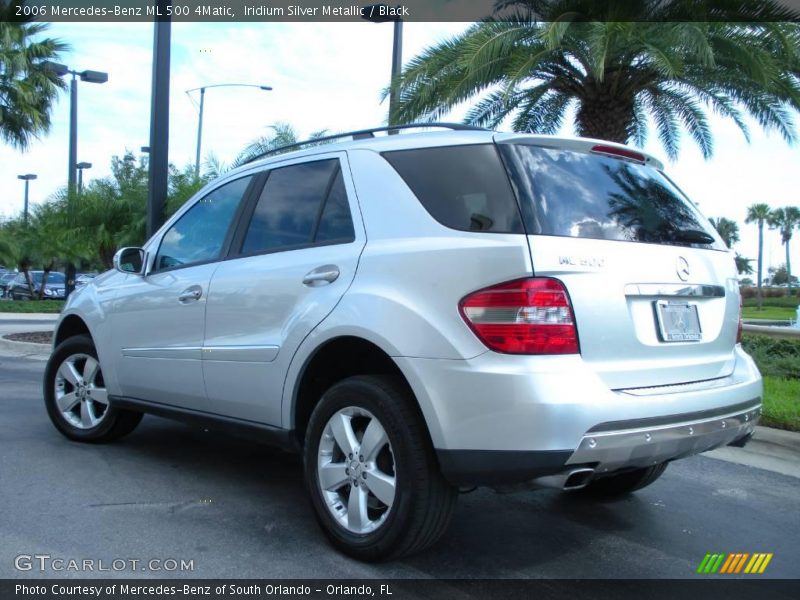 Iridium Silver Metallic / Black 2006 Mercedes-Benz ML 500 4Matic