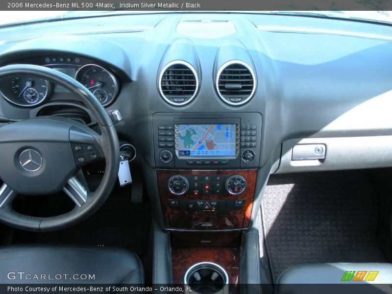Iridium Silver Metallic / Black 2006 Mercedes-Benz ML 500 4Matic