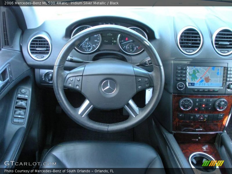 Iridium Silver Metallic / Black 2006 Mercedes-Benz ML 500 4Matic