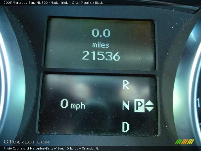 Iridium Silver Metallic / Black 2006 Mercedes-Benz ML 500 4Matic