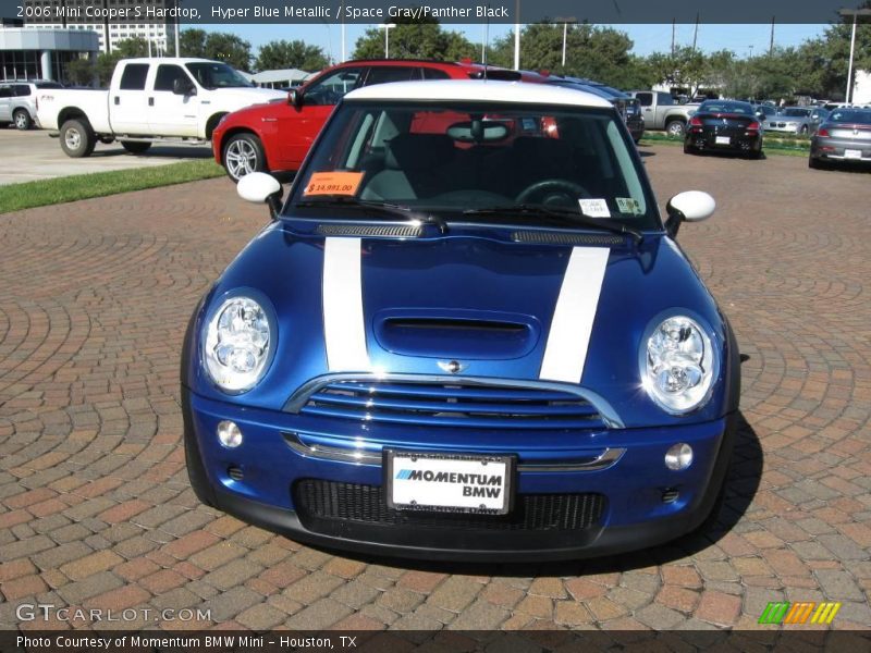 Hyper Blue Metallic / Space Gray/Panther Black 2006 Mini Cooper S Hardtop