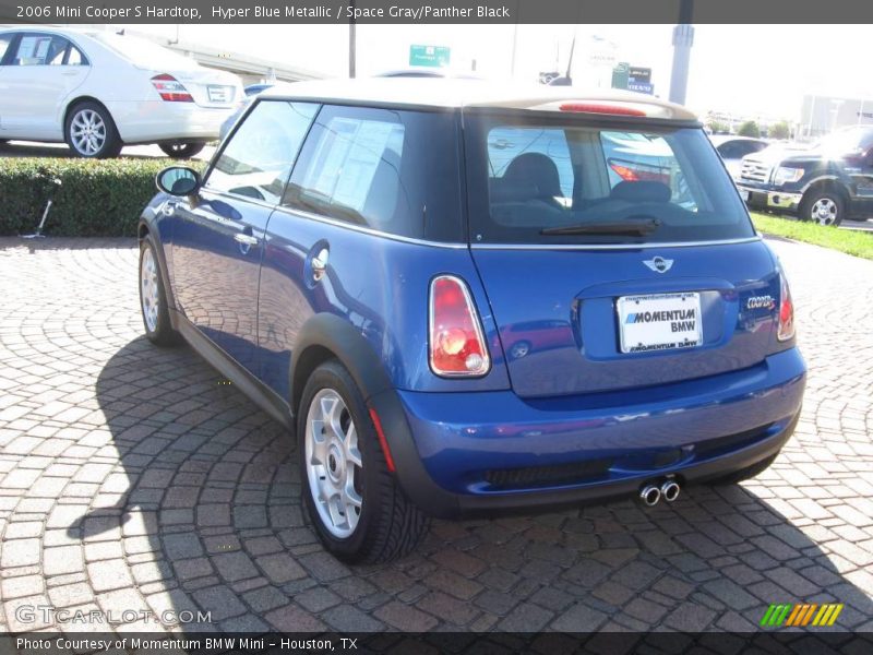 Hyper Blue Metallic / Space Gray/Panther Black 2006 Mini Cooper S Hardtop