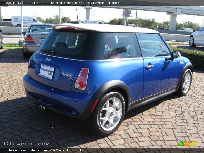 Hyper Blue Metallic / Space Gray/Panther Black 2006 Mini Cooper S Hardtop