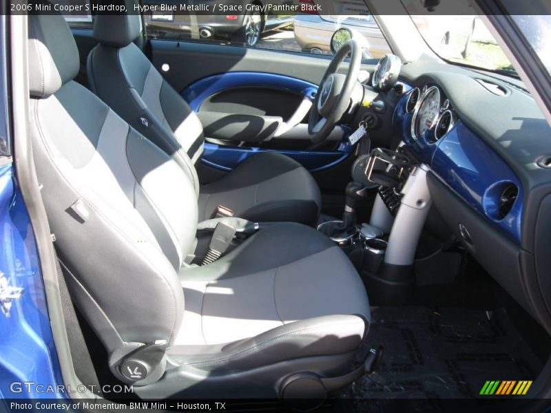 Hyper Blue Metallic / Space Gray/Panther Black 2006 Mini Cooper S Hardtop