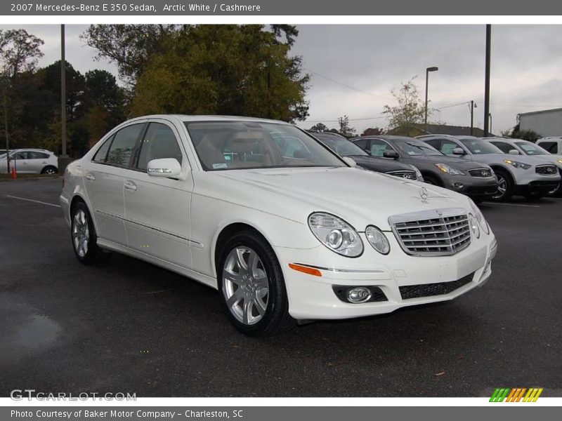 Arctic White / Cashmere 2007 Mercedes-Benz E 350 Sedan