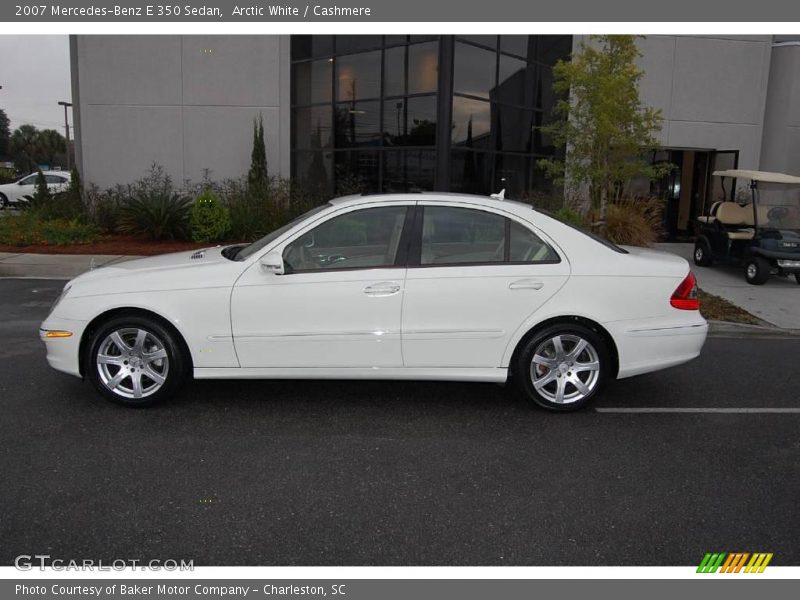 Arctic White / Cashmere 2007 Mercedes-Benz E 350 Sedan