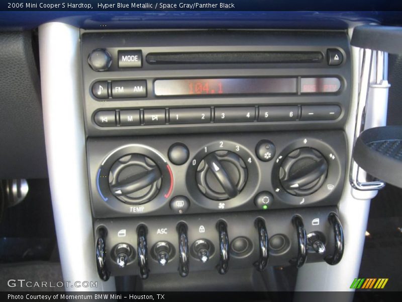 Hyper Blue Metallic / Space Gray/Panther Black 2006 Mini Cooper S Hardtop