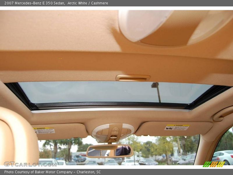 Arctic White / Cashmere 2007 Mercedes-Benz E 350 Sedan