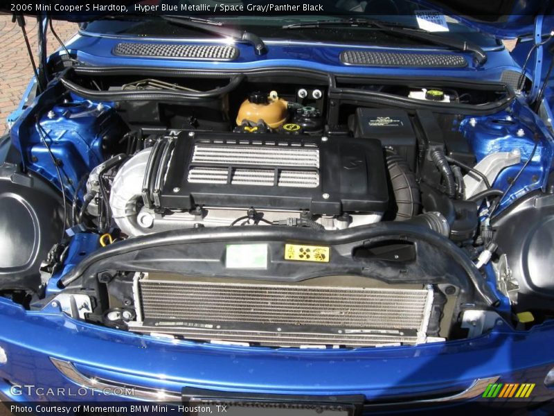 Hyper Blue Metallic / Space Gray/Panther Black 2006 Mini Cooper S Hardtop
