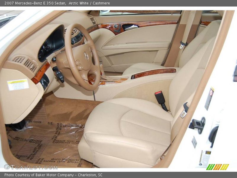Arctic White / Cashmere 2007 Mercedes-Benz E 350 Sedan