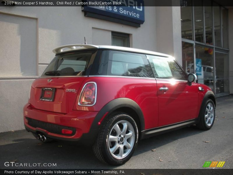 Chili Red / Carbon Black/Carbon Black 2007 Mini Cooper S Hardtop