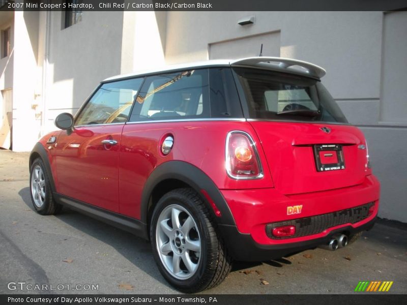 Chili Red / Carbon Black/Carbon Black 2007 Mini Cooper S Hardtop